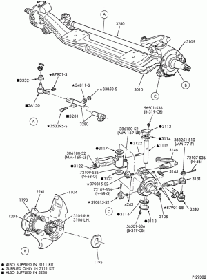 FRONT AXLE & LINKAGE-14.6M-F-FT700/900