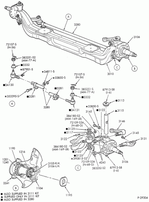 FRONT AXLE & LINKAGE-10M and 12M-F-FT700/900