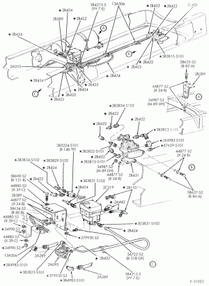 BRAKE SYSTEMS-Air brake system - rear frame tubing - exc. low profile - single rear axle w/ABS truck-F-FT700/900