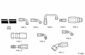 HOSE ASY. (POWER STEERING PRESSURE)