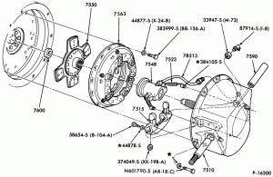 EXTERNAL PARTS-(1980/87)- 8 cyl. 501 Detroit diesel-F-FT600/900