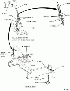 BRAKE SYSTEMS-Air brake system   - front axle jounce hoses-Page A-F-FT600/900
