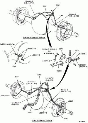 BRAKE SYSTEMS-17.5M, 18.5M and 22M - Eaton or Dana axles-F-FT600/800