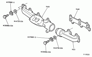 6 CYL. 6.6L (401 C.I.D.) AND 7.8L (474 C.I.D.) DIESEL-Manifold-Exhaust