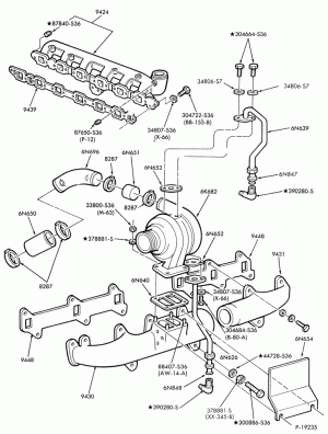6 CYL. 6.6L (401 C.I.D.) AND 7.8L (474 C.I.D.) DIESEL-parts