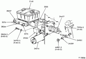BRAKE BOOSTER PARTS-Brake booster installation - Hydro-Max-F-FT600/900