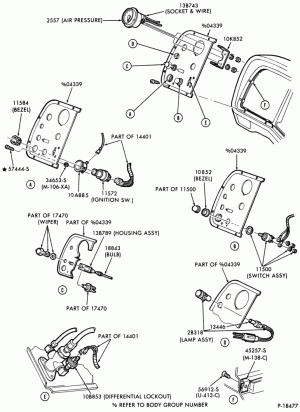 INSTRUMENT CLUSTERS-(1984/86)-Fleet only - L-LN-LNT-LT-LTS900 - L.H. side