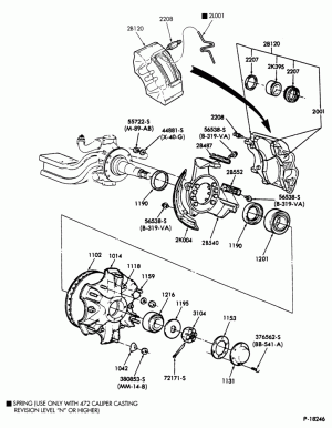 BRAKE WHEEL CYLINDERS-Front disc brake - 8M, 9M, 9.5M and 12M axles-F-FT600/900