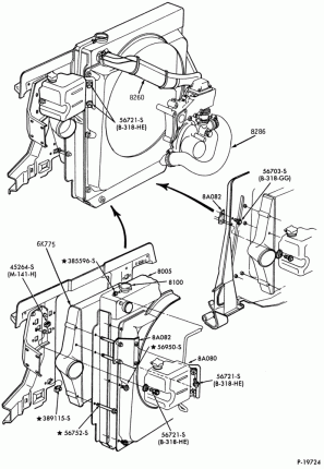 COOLING SYSTEMS-6 cyl. 401 (6.6L) and 474 (7.8L) diesel - w/turbo air cooler-F-FT600/900