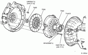 EXTERNAL PARTS-(1987/)- 6 cyl. 401 (6.6L) and 474 (7.8L) diesel-F-FT600/900 - Page B