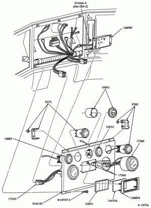 INSTRUMENT CLUSTERS-(1987/)-L-LA-LL-LN-LNT-LS-LT-LTA-LTL -L.H.-fleet-w/full instrumentation