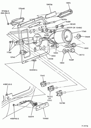 INSTRUMENT CLUSTERS-(1987/)-L-LA-LL-LN-LNT-LS-LT-LTA-LTL-R.H.-city delivery-w/o full instrumentation
