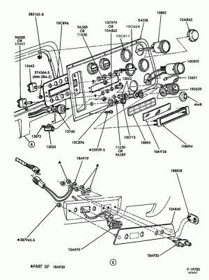 INSTRUMENT CLUSTERS-(1987/)-L-LA-LL-LN-LNT-LS-LT-LTA-LTL -L.H. -full instrumentation