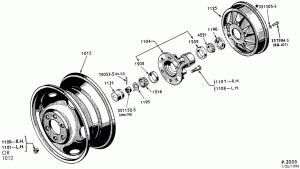 SPARE WHEEL CARRIERS-Front wheel-parts-F600