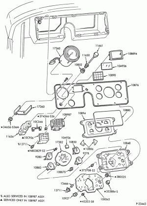 INSTRUMENT CLUSTERS-Instrument cluster and related parts-B-F600/900