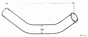 THRU 8291 - PIPE (RADIATOR HOSE EXTENSION)