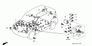 WIRE HARNESS (LH)