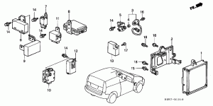 CONTROL UNIT (CABIN) (LH)