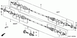REAR DRIVESHAFT
