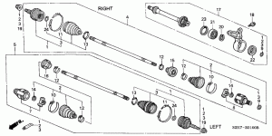 FRONT DRIVESHAFT