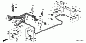 BRAKE LINES (ABS) (LH)