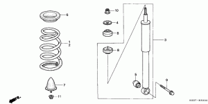 REAR SHOCK ABSORBER