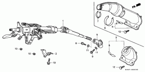 Steering column