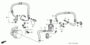 POWER STEERING LINES (LH)