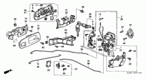 FRONT DOOR LOCKS (3 DOOR)