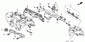 Intake manifold gasket