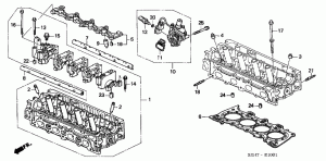 CYLINDER HEAD (SOHC VTEC)
