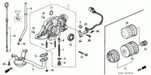 Oil dipstick