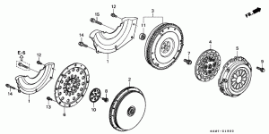 CLUTCH/FLYWHEEL (CVT)