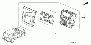AIR CONDITIONER CONTROL(R EAR)