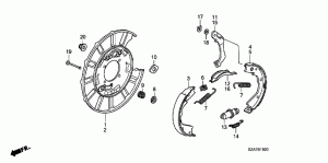 Drum brake shoes