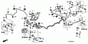 Brake system hose, tube