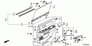 REAR DOOR LINING