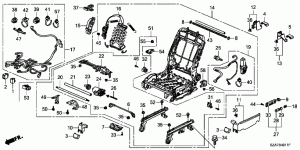 FRONT SEAT COMPONENTS(L.) (POWER)