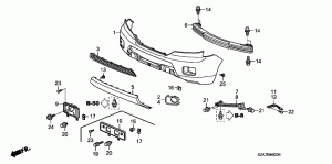 FRONT BUMPER(-11)