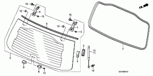 REAR HATCH GLASS