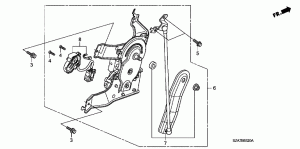 POWER TAILGATE MOTOR