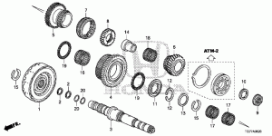 THIRD SHAFT/CLUTCH(4TH)(6 AT)