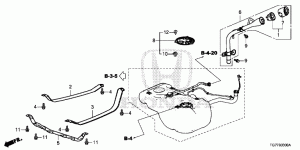 Fuel tank mounting