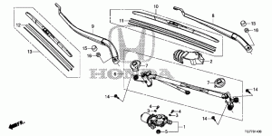 FRONT WINDSHIELD WIPER