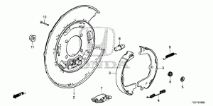 PARKING BRAKE SHOE