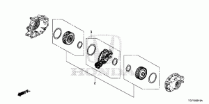 REAR DIFFERENTIAL(SERVICE  KIT PARTS)