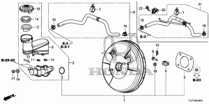 BRAKE MASTER CYLINDER/MAS TER POWER