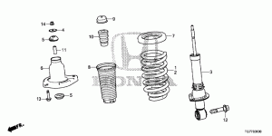 REAR SHOCK ABSORBER