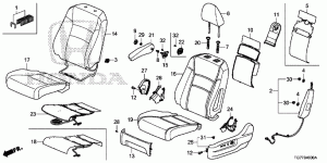FRONT SEAT(L.)(POWER SEAT )