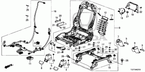 FRONT SEAT COMPONENTS(R.) (POWER SEAT)